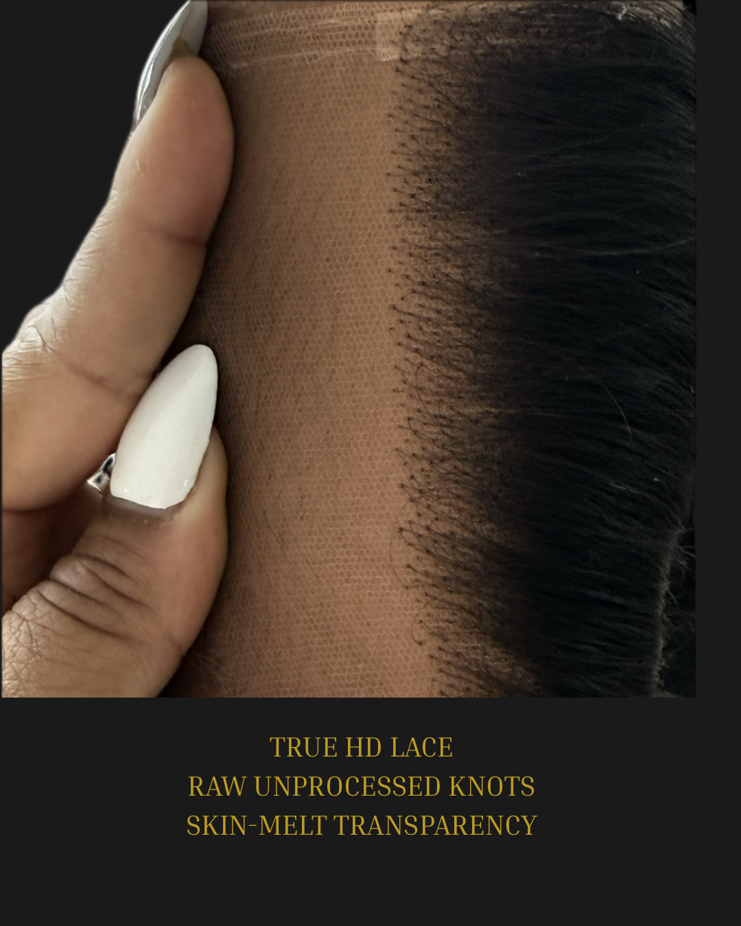 The Crown Closure | The Blanc Wavy Finish
