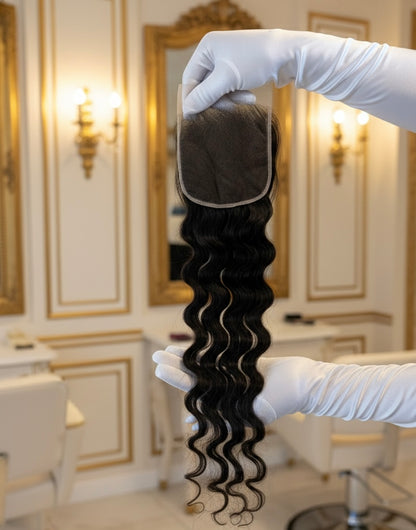 The Crown Closure | The Blanc Wavy Finish