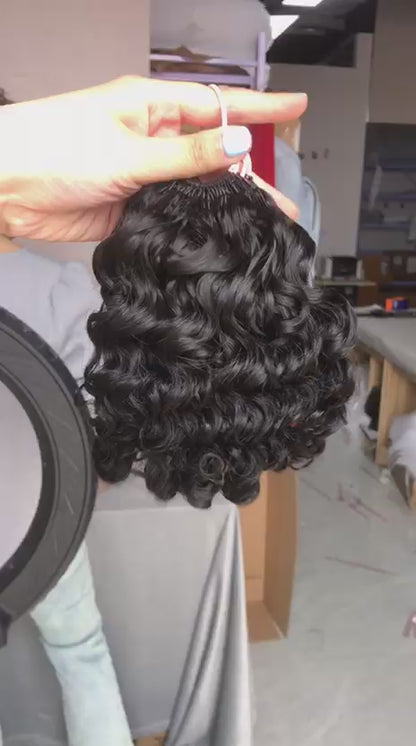 Maison Feathered Crochet Hair